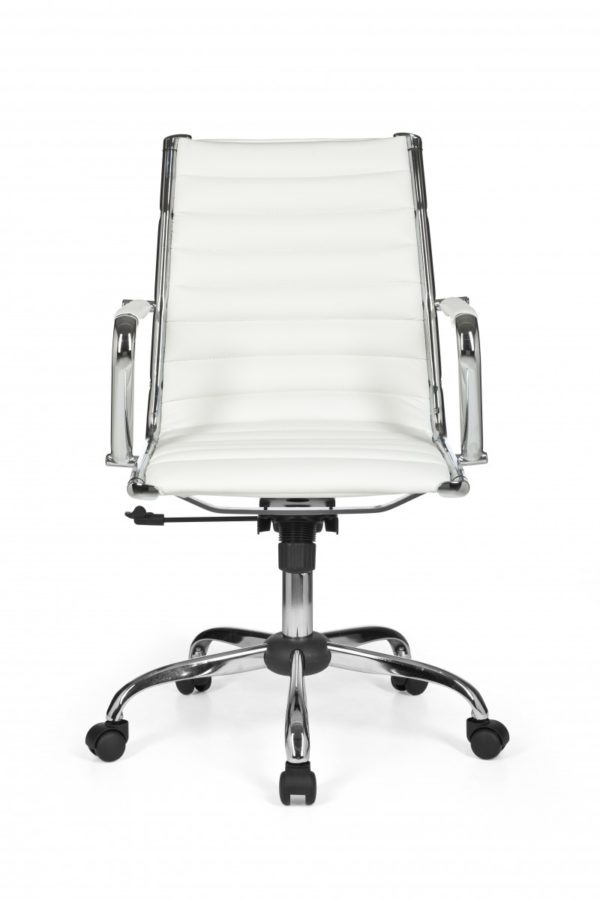 Office Desk Ergonomic Chair Genf 2 White X-Xl 110 Kg Executive Chair 10222 Amstyle Genf 2 Buerostuhl Leder Optik 2