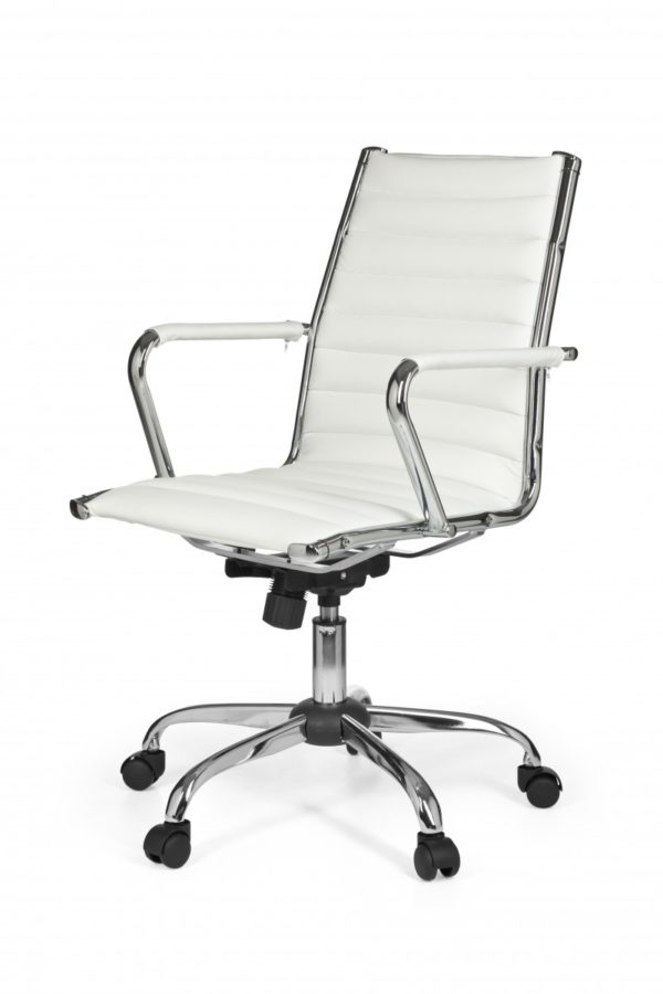 Office Desk Ergonomic Chair Genf 2 White X-Xl 110 Kg Executive Chair 10222 Amstyle Genf 2 Buerostuhl Leder Optik 5