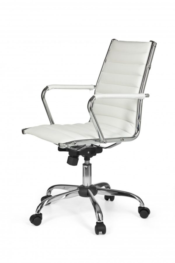 Office Desk Ergonomic Chair Genf 2 White X-Xl 110 Kg Executive Chair 10222 Amstyle Genf 2 Buerostuhl Leder Optik 6