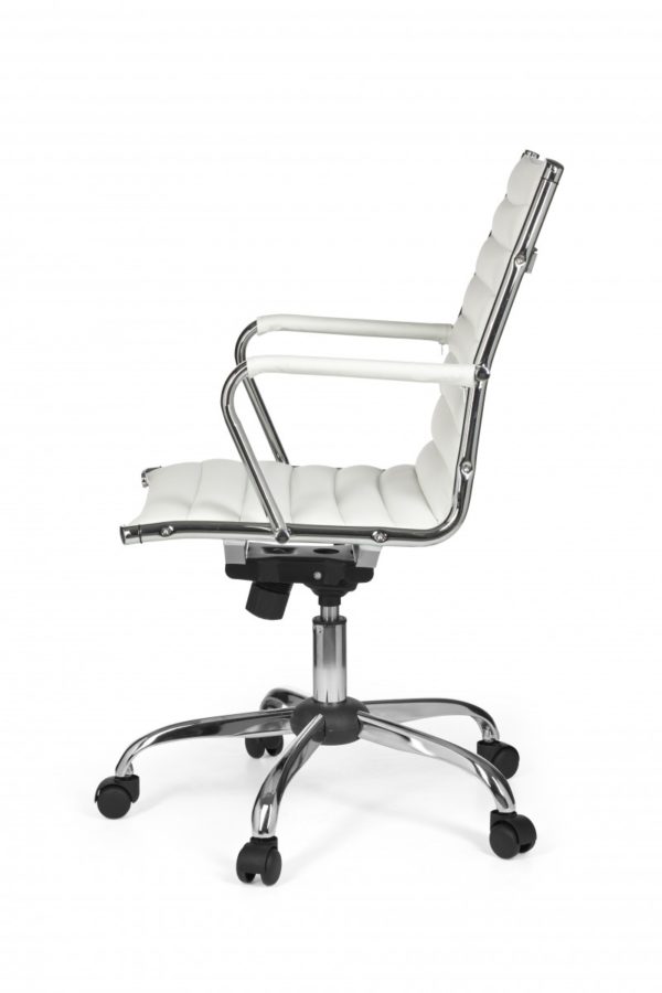Office Desk Ergonomic Chair Genf 2 White X-Xl 110 Kg Executive Chair 10222 Amstyle Genf 2 Buerostuhl Leder Optik 8