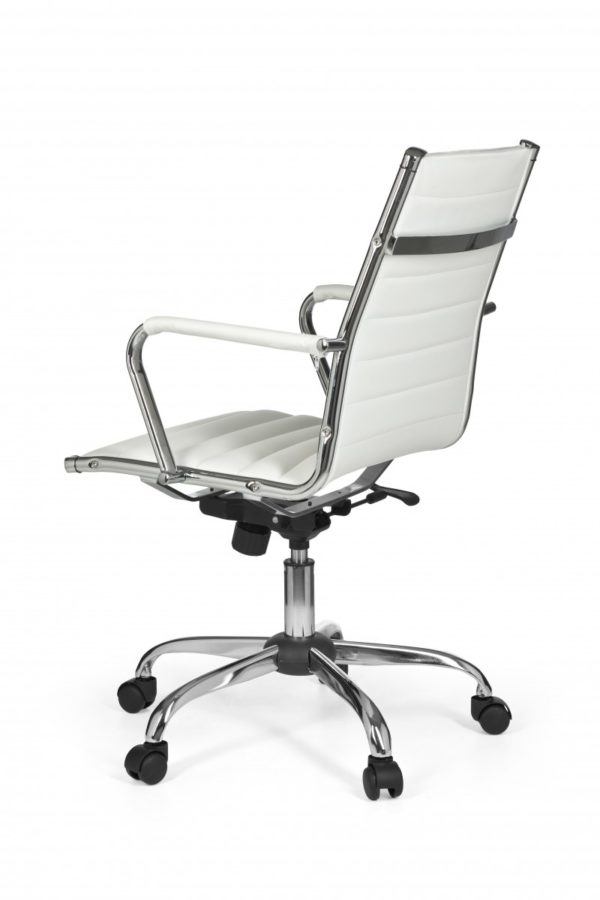 Office Desk Ergonomic Chair Genf 2 White X-Xl 110 Kg Executive Chair 10222 Amstyle Genf 2 Buerostuhl Leder Optik 10