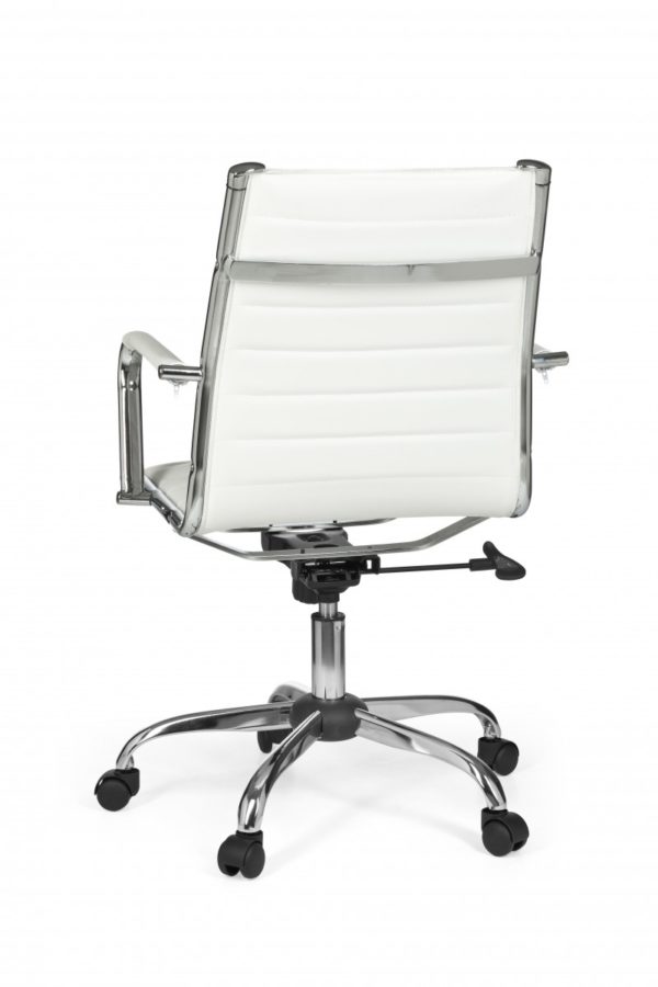 Office Desk Ergonomic Chair Genf 2 White X-Xl 110 Kg Executive Chair 10222 Amstyle Genf 2 Buerostuhl Leder Optik 13