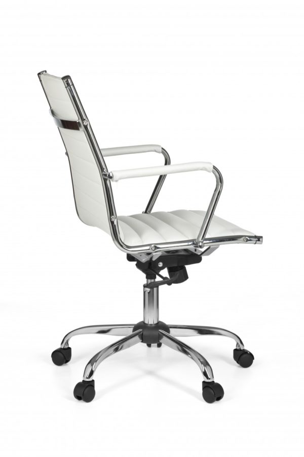 Office Desk Ergonomic Chair Genf 2 White X-Xl 110 Kg Executive Chair 10222 Amstyle Genf 2 Buerostuhl Leder Optik 19
