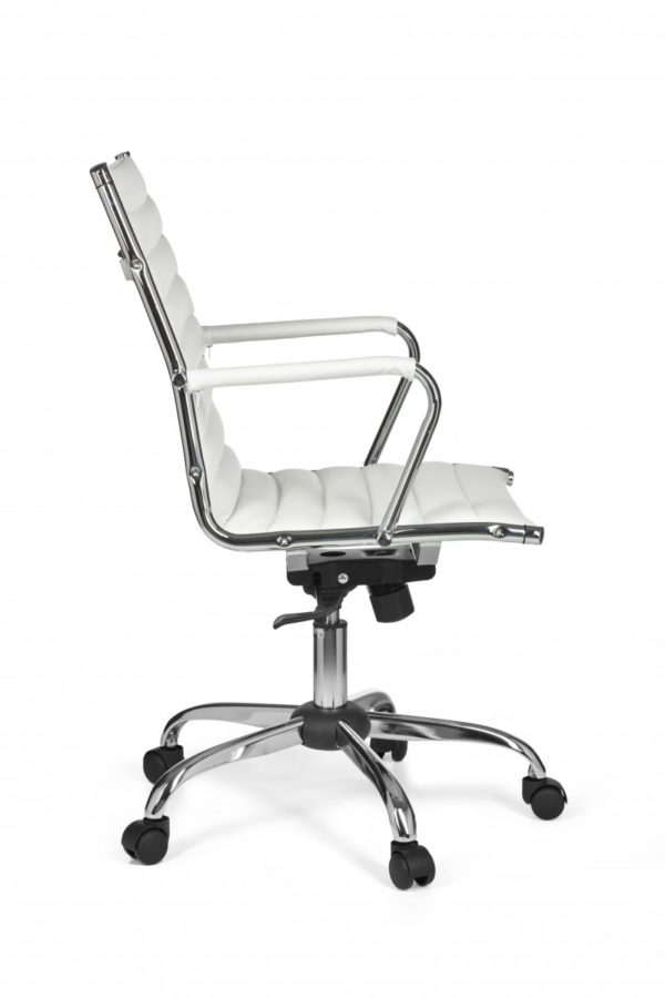 Office Desk Ergonomic Chair Genf 2 White X-Xl 110 Kg Executive Chair 10222 Amstyle Genf 2 Buerostuhl Leder Optik 20