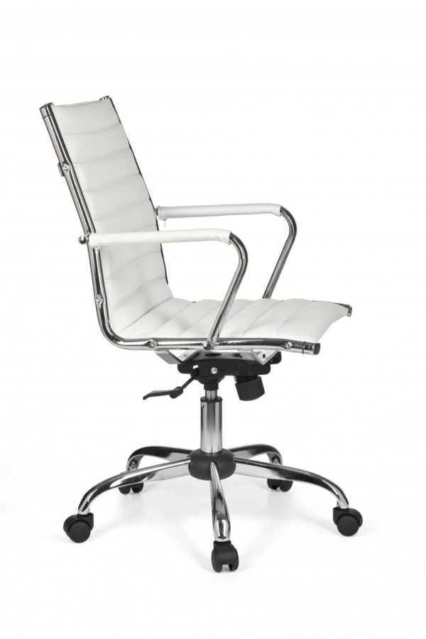 Office Desk Ergonomic Chair Genf 2 White X-Xl 110 Kg Executive Chair 10222 Amstyle Genf 2 Buerostuhl Leder Optik 21
