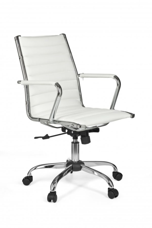 Office Desk Ergonomic Chair Genf 2 White X-Xl 110 Kg Executive Chair 10222 Amstyle Genf 2 Buerostuhl Leder Optik 23