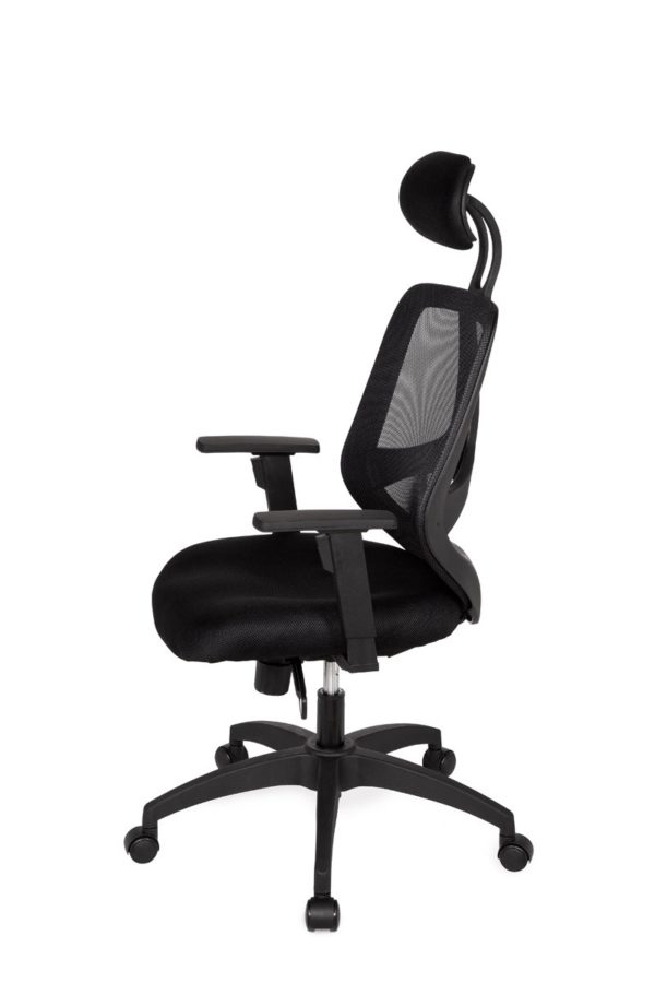 Office Desk Ergonomic Chair Florence Deluxe Black Executive 18995 006