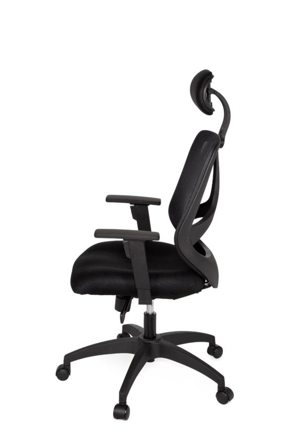 Office Desk Ergonomic Chair Florence Deluxe Black Executive 18995 007