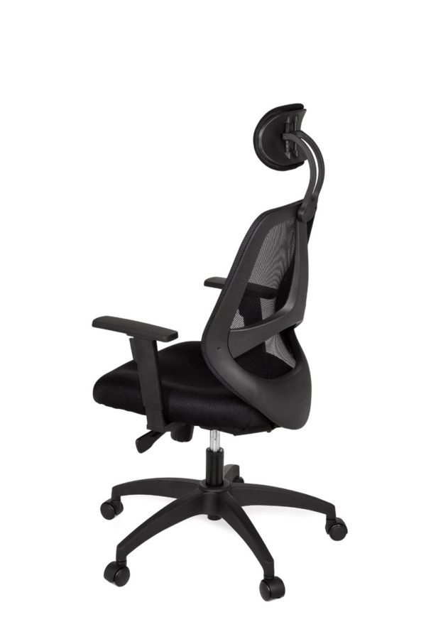 Office Desk Ergonomic Chair Florence Deluxe Black Executive 18995 008 1