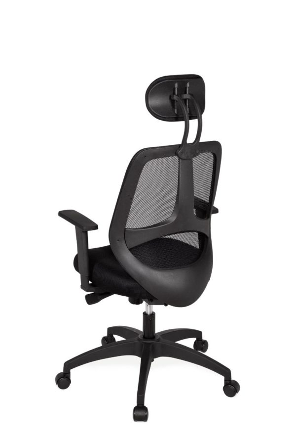 Office Desk Ergonomic Chair Florence Deluxe Black Executive 18995 011