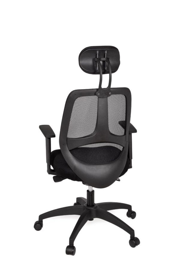 Office Desk Ergonomic Chair Florence Deluxe Black Executive 18995 012