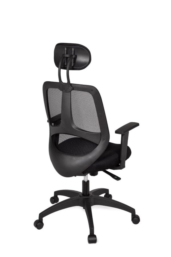 Office Desk Ergonomic Chair Florence Deluxe Black Executive 18995 015