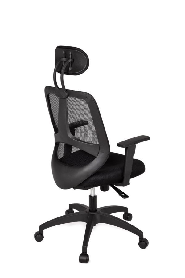 Office Desk Ergonomic Chair Florence Deluxe Black Executive 18995 016