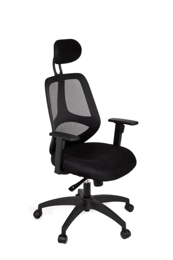 Office Desk Ergonomic Chair Florence Deluxe Black Executive 18995 022
