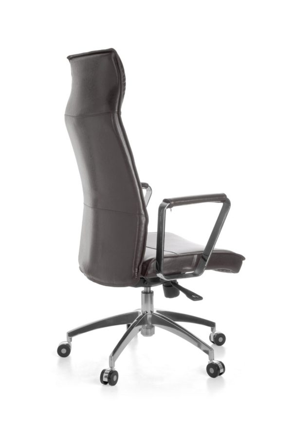 Office Chair Verona Reference Genuine Leather Brown Desk Chair X-Xl 120 Kg Synchronous Mechanism Executive Armchair Headrest 19004 016 1