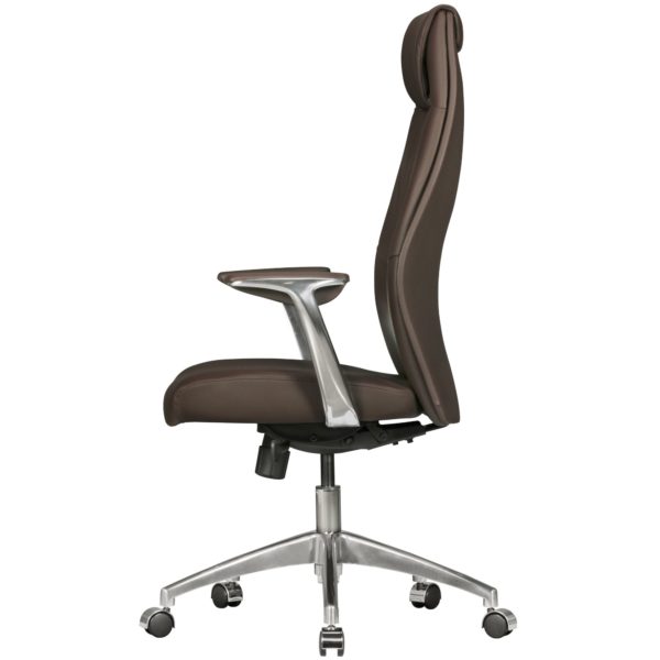 Leather Office Desk Ergonomic Chair Oxford 1 Brown X-Xl 120 Kg Headrest High 19011 Amstyle Buerostuhl Oxford 1 Echtleder Brau 10