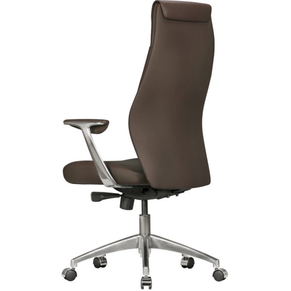 Leather Office Desk Ergonomic Chair Oxford 1 Brown X-Xl 120 Kg Headrest High 19011 Amstyle Buerostuhl Oxford 1 Echtleder Brau 11