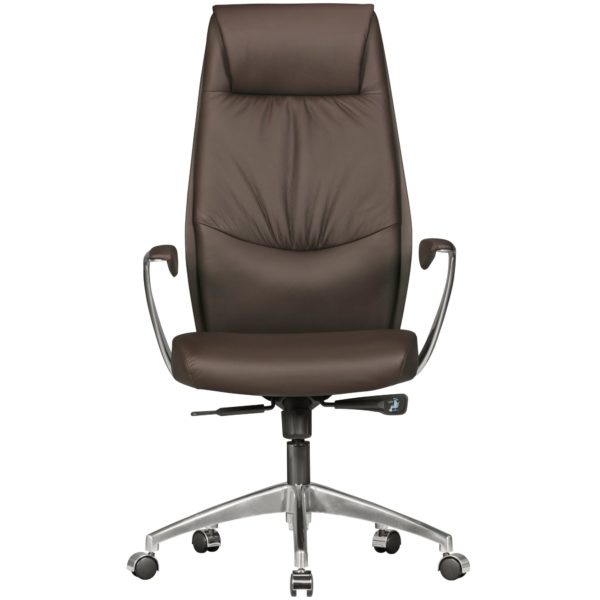 Leather Office Desk Ergonomic Chair Oxford 1 Brown X-Xl 120 Kg Headrest High 19011 Amstyle Buerostuhl Oxford 1 Echtleder Braun 8