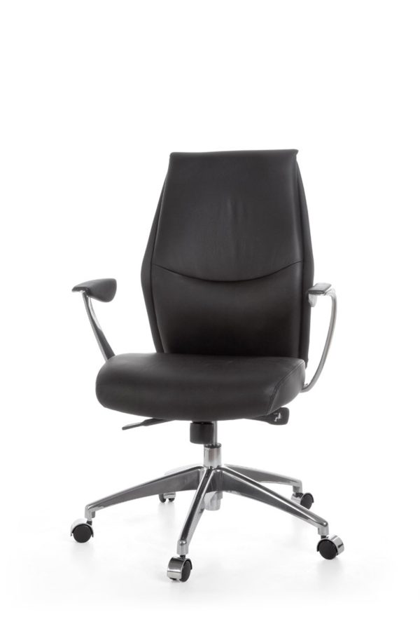 Leather X-Xl Office Chair Ergonomic Oxford 2 Black Desk Chair X-Xl 120Kg Synchronous Mechanism Executive Armchair Headrest Ergo 19012 002