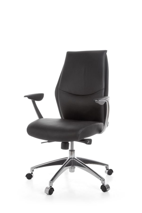 Leather X-Xl Office Chair Ergonomic Oxford 2 Black Desk Chair X-Xl 120Kg Synchronous Mechanism Executive Armchair Headrest Ergo 19012 003
