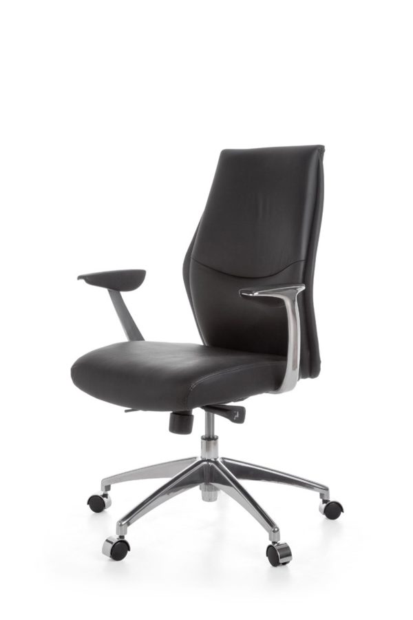 Leather X-Xl Office Chair Ergonomic Oxford 2 Black Desk Chair X-Xl 120Kg Synchronous Mechanism Executive Armchair Headrest Ergo 19012 004