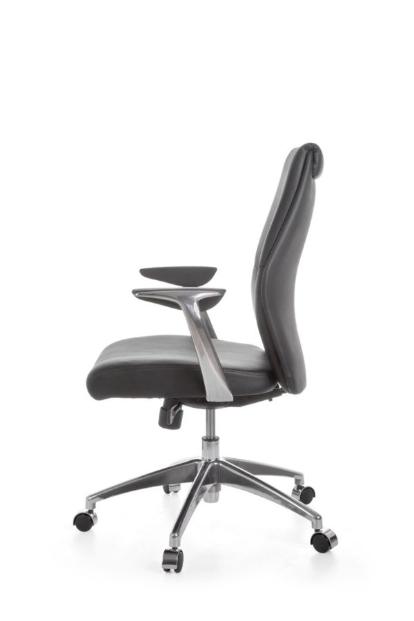 Leather X-Xl Office Chair Ergonomic Oxford 2 Black Desk Chair X-Xl 120Kg Synchronous Mechanism Executive Armchair Headrest Ergo 19012 007