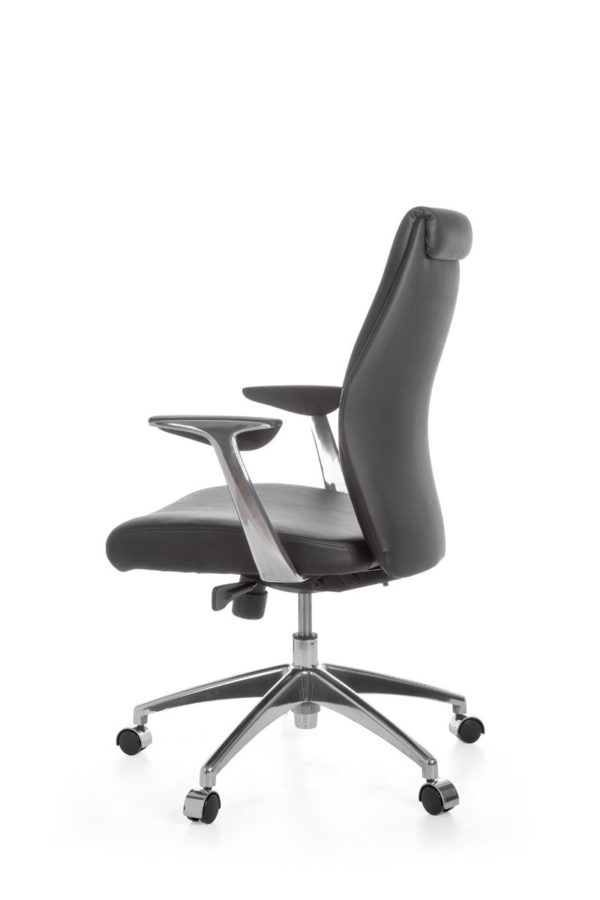 Leather X-Xl Office Chair Ergonomic Oxford 2 Black Desk Chair X-Xl 120Kg Synchronous Mechanism Executive Armchair Headrest Ergo 19012 008