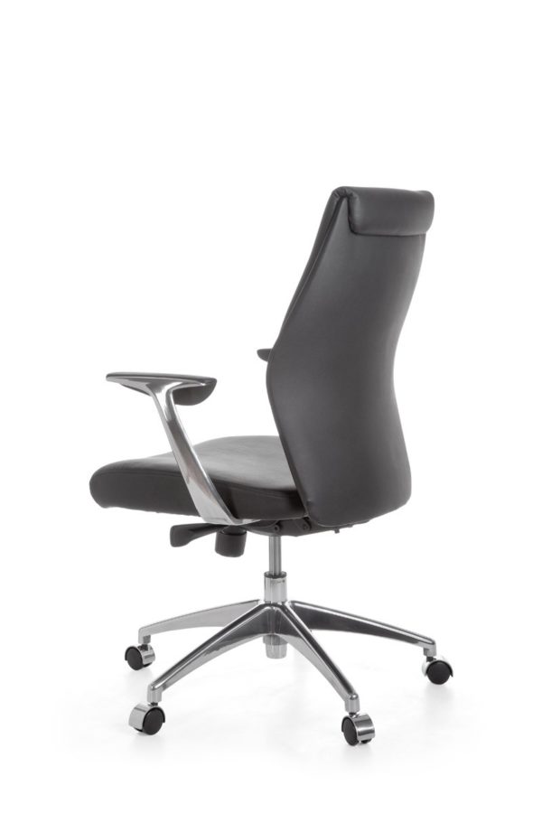 Leather X-Xl Office Chair Ergonomic Oxford 2 Black Desk Chair X-Xl 120Kg Synchronous Mechanism Executive Armchair Headrest Ergo 19012 009