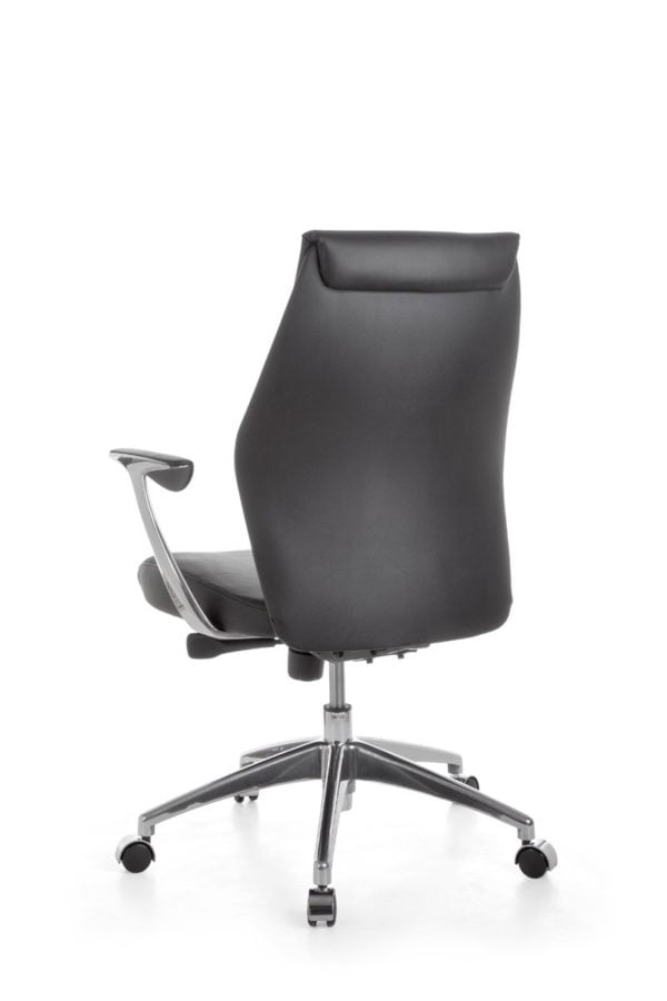 Leather X-Xl Office Chair Ergonomic Oxford 2 Black Desk Chair X-Xl 120Kg Synchronous Mechanism Executive Armchair Headrest Ergo 19012 011