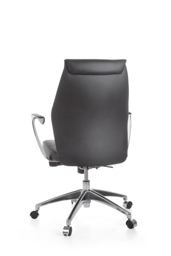 Leather X-Xl Office Chair Ergonomic Oxford 2 Black Desk Chair X-Xl 120Kg Synchronous Mechanism Executive Armchair Headrest Ergo 19012 012