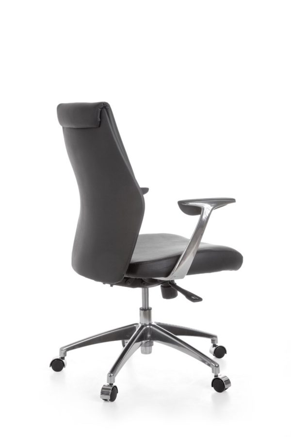 Leather X-Xl Office Chair Ergonomic Oxford 2 Black Desk Chair X-Xl 120Kg Synchronous Mechanism Executive Armchair Headrest Ergo 19012 017