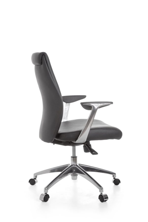 Leather X-Xl Office Chair Ergonomic Oxford 2 Black Desk Chair X-Xl 120Kg Synchronous Mechanism Executive Armchair Headrest Ergo 19012 018