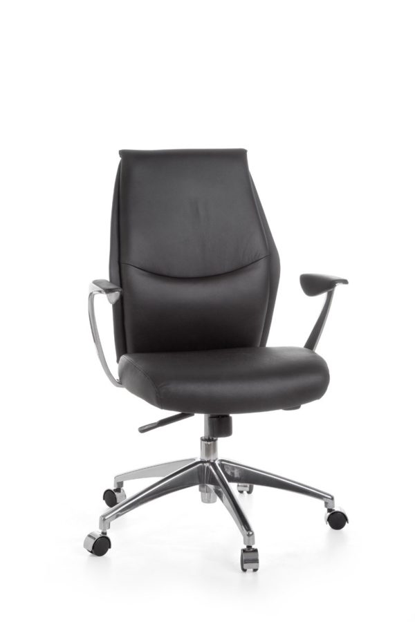 Leather X-Xl Office Chair Ergonomic Oxford 2 Black Desk Chair X-Xl 120Kg Synchronous Mechanism Executive Armchair Headrest Ergo 19012 024