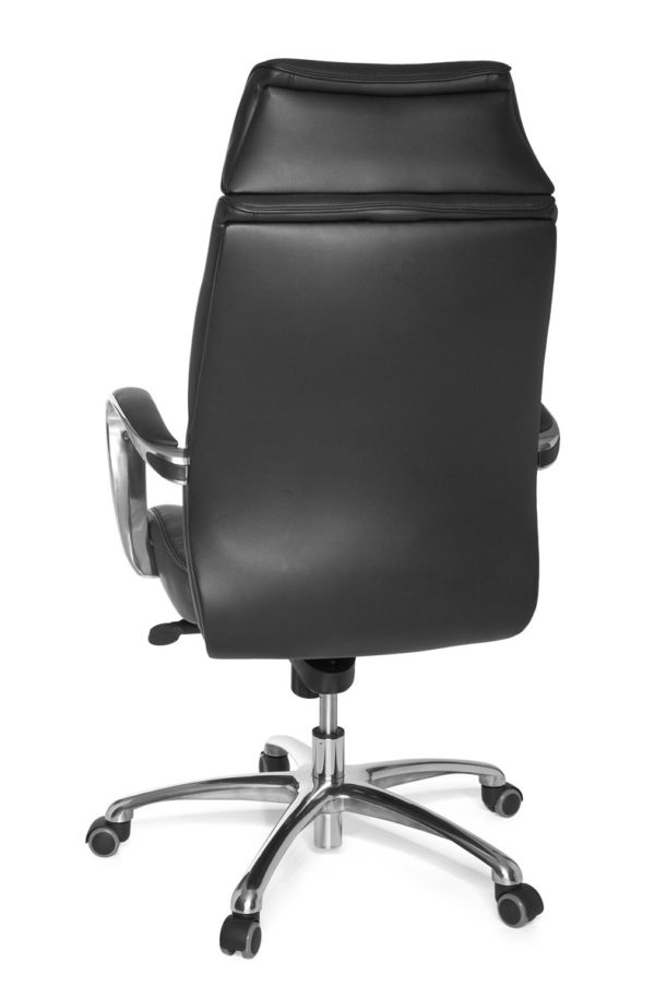 Leather X-Xl Office Chair Ergonomic Turin Black. Up To 120Kg Rocker Function Armrests Swivel Chair X-Xl 22818 012