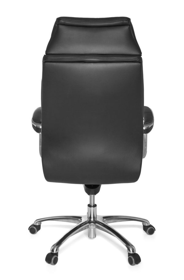Leather X-Xl Office Chair Ergonomic Turin Black. Up To 120Kg Rocker Function Armrests Swivel Chair X-Xl 22818 013