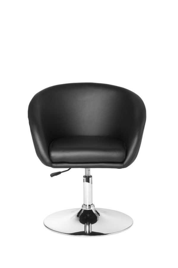 Design Relax Armchair Spm2.157 Lounge Armchair Synthetic Leather Cocktail Armchair Black 23107 001