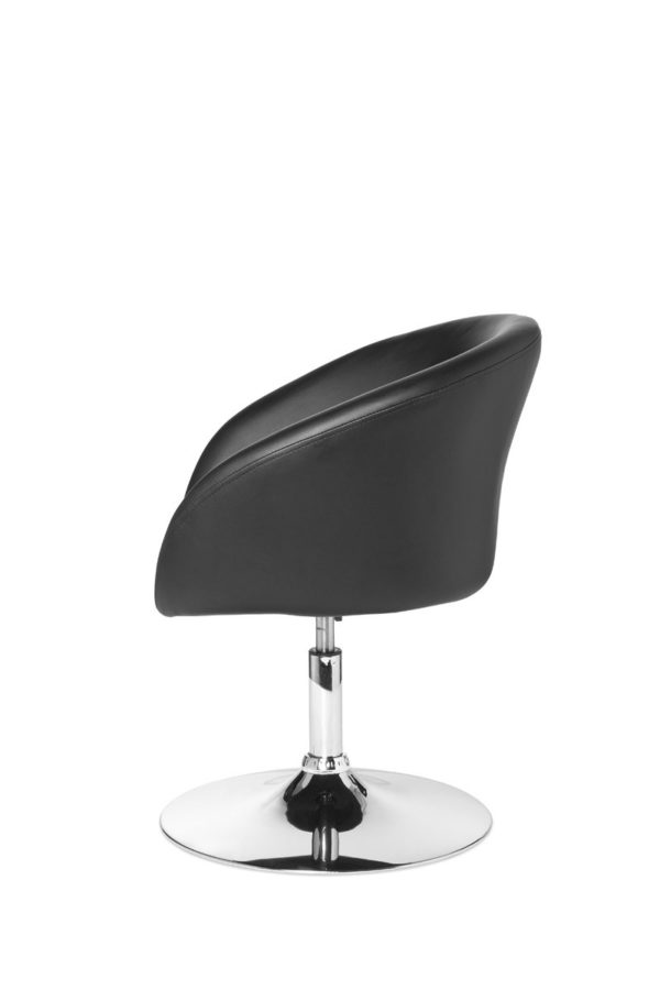 Design Relax Armchair Spm2.157 Lounge Armchair Synthetic Leather Cocktail Armchair Black 23107 007