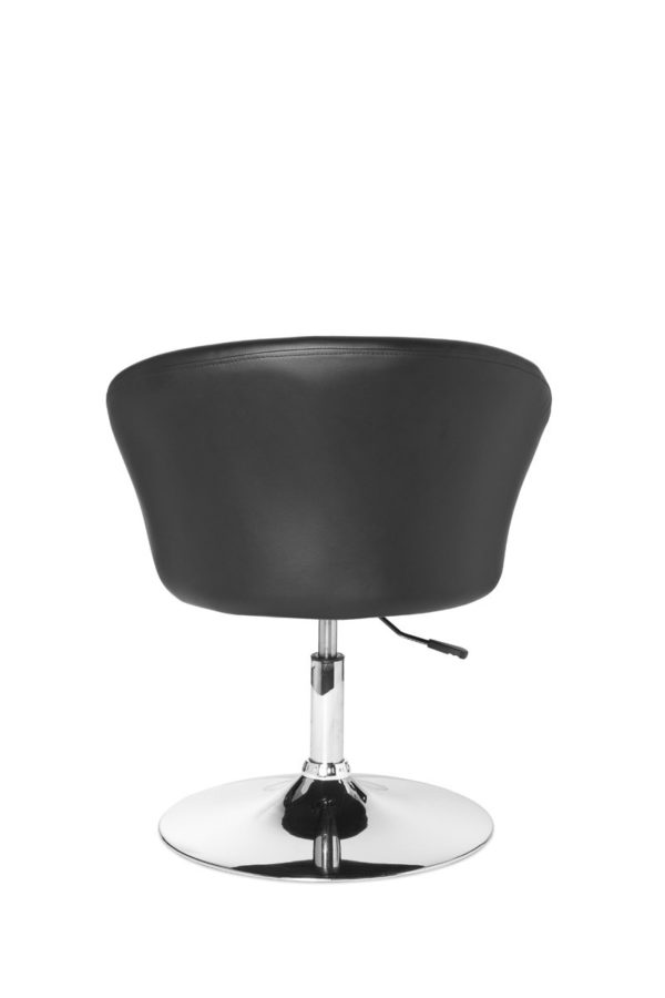 Design Relax Armchair Spm2.157 Lounge Armchair Synthetic Leather Cocktail Armchair Black 23107 013