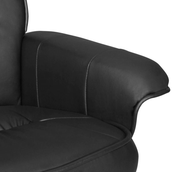 Tv Armchair Comfort Tv Design Relax Armchair Cover Black Synthetic Leather Swivel With Stool Xxl Without Motor 110Kg 23260 Amstyle Fernsehsessel Comfort Tv Design Rel 5