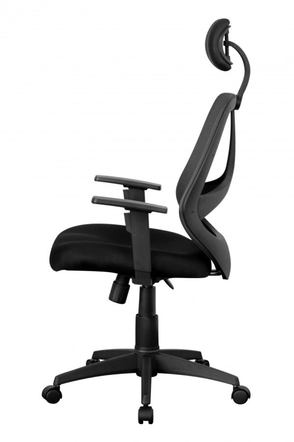 Boss Desk Ergonomic Chair Florence 2 Armrest Black Executive Chair Swivel Chair Headrest X-Xl 30274 Spm1 206 4