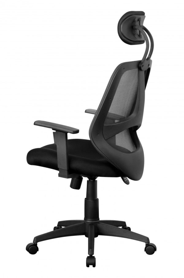 Boss Desk Ergonomic Chair Florence 2 Armrest Black Executive Chair Swivel Chair Headrest X-Xl 30274 Spm1 206 5