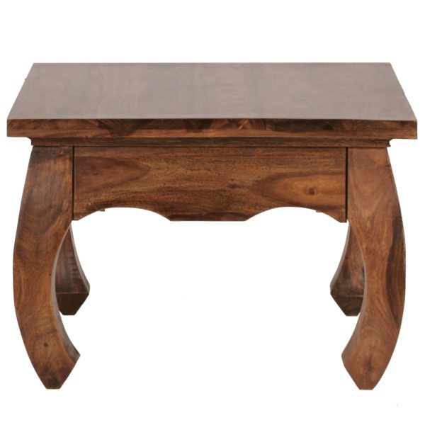 Coffee Table Solid Wood Sheesham 60 Cm Wide Living Room Table Design Dark Brown Country Style Table 31328 Wohnling Couchtisch Opium Massiv Holz Shees 6