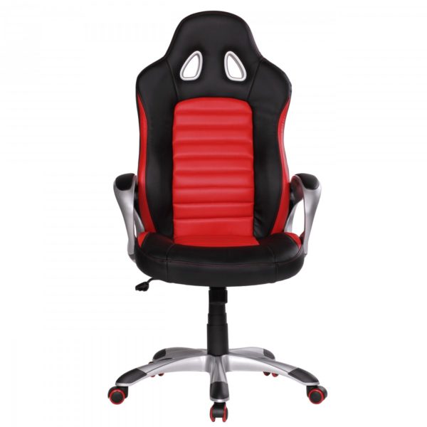 Office Boss Desk Ergonomic Chair With Armrests Executive Racer Red Gaming 32153 Amstyle Buerostuhl Racer Rot Gaming Chefsesse
