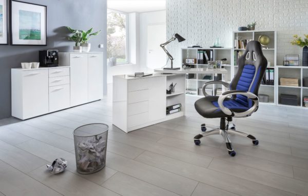 Office Boss Desk Ergonomic Chair With Armrests Executive Racer Blue 32154 Amstyle Buerostuhl Racer Blau Gaming Chefse 6