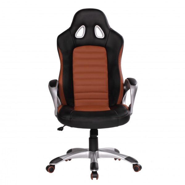 Office Boss Desk Ergonomic Chair With Armrests Executive Racer Caramel 32155 Amstyle Buerostuhl Racer Caramel Gaming Che 6