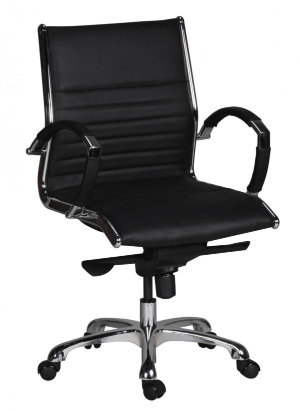 Office Ergonomic Leather Chair Salzburg Black 35958 Amstyle Buerostuhl Salzburg 2 Leder Schwarz Spm1 2