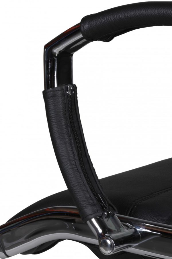 Office Ergonomic Leather Chair Salzburg Black 35958 Amstyle Buerostuhl Salzburg 2 Leder Schwarz Spm1 1