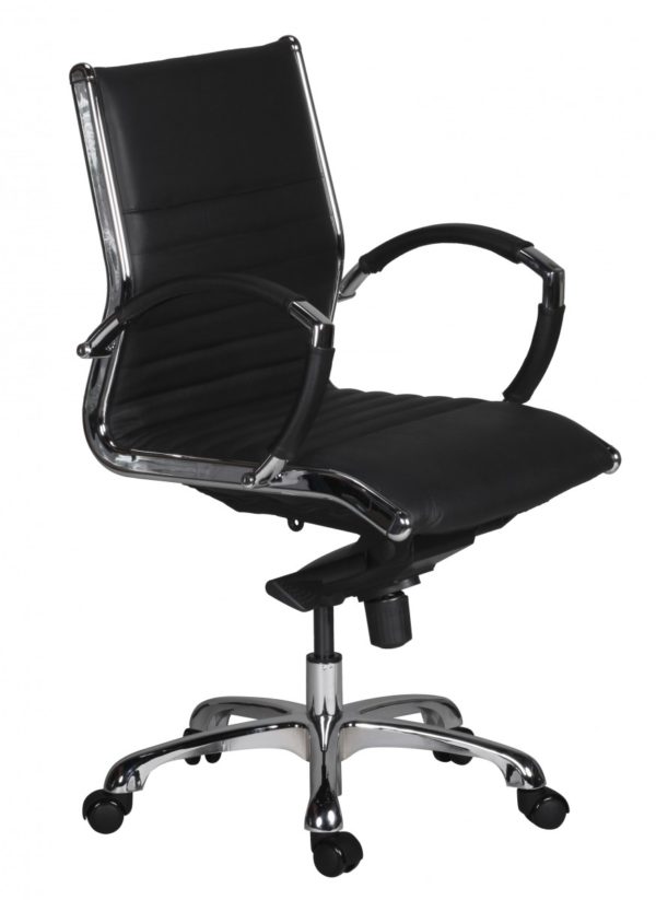 Office Ergonomic Leather Chair Salzburg Black 35958 Amstyle Drehstuhl Salzburg 2 Leder Schwarz Buerost