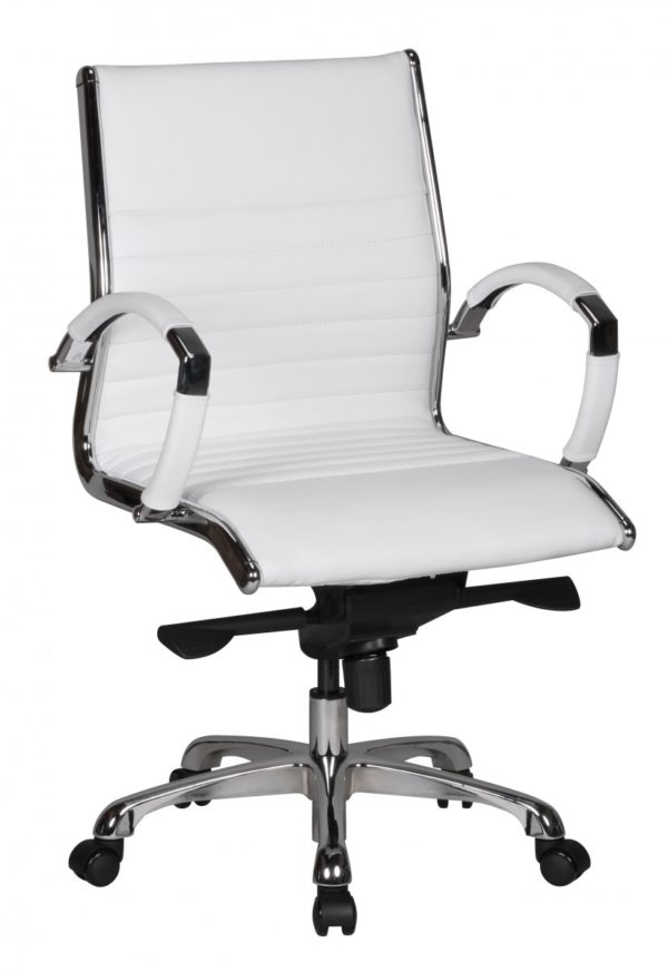 Office Ergonomic Leather Chair Salzburg White 35959 Amstyle Buerostuhl Salzburg 2 Leder Weiss Spm1 236