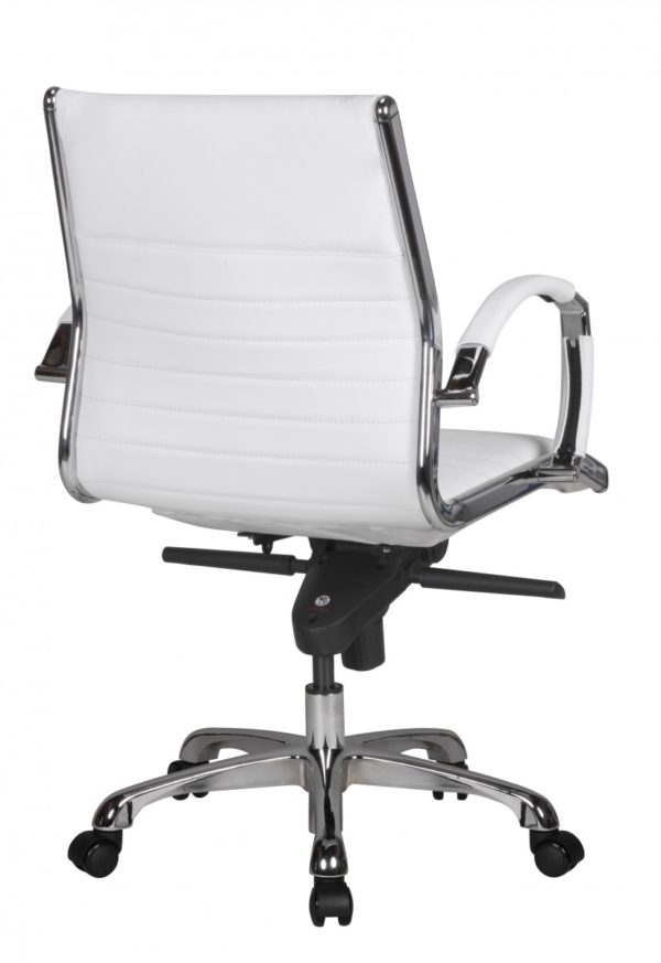 Office Ergonomic Leather Chair Salzburg White 35959 Amstyle Drehstuhl Salzburg 2 Leder Weiss Bueros 3